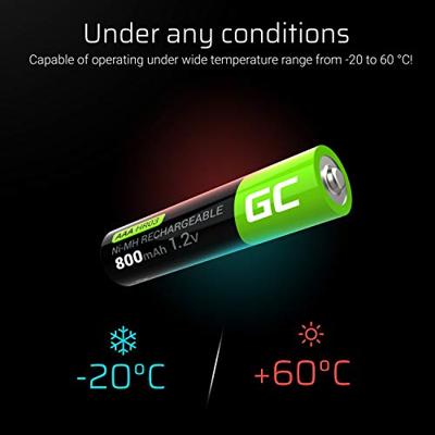 Green Cell HR03 Oplaadbare AAA batterij (potlood) NiMH 800 mAh 1.2 V 2 stuk(s) - thumbnail