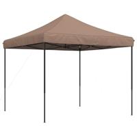 VidaXL Partytent inklapbaar pop-up 292x292x315 cm bruin - thumbnail