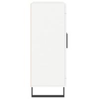 Dressoir 69,5x34x90 cm bewerkt hout wit - thumbnail