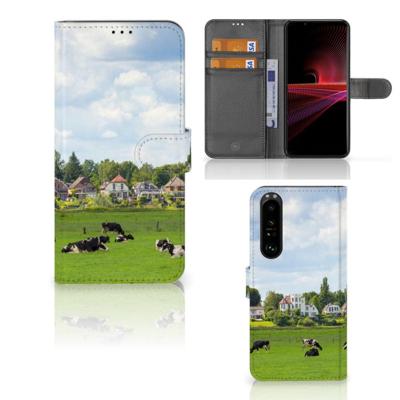 Sony Xperia 1 III | Telefoonhoesje | Met pasjeshouder | Koeien
