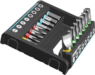 Hazet 2304SH-1 Bitset 16-delig Binnen-T-profiel, Plat, Kruiskop Phillips, Inbus