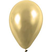 Creativ Company Ballonnen, rond, d 23 cm, goud, 8 stuk/ 1 doos - thumbnail