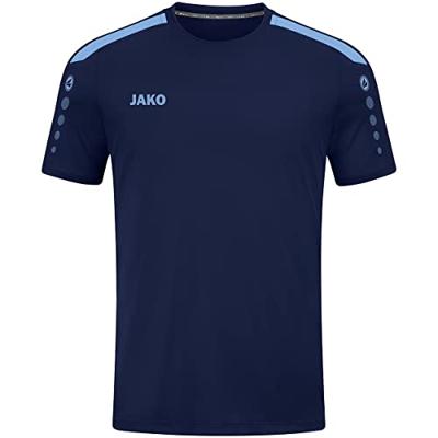 JAKO 4223K Shirt Power Km Kids - Marine/Hemelsblauw - 140