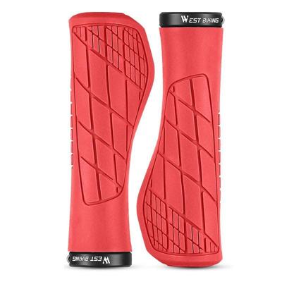 1 Paar West Fietsen YP0804060 Fietsgrepen Mountainbike Antislip Rubber Grips