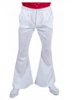 Hippie broek wit man - thumbnail