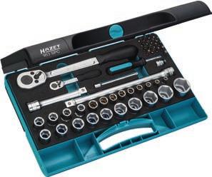 HAZET dopsleutel set socket wrench set 47tlg. - thumbnail