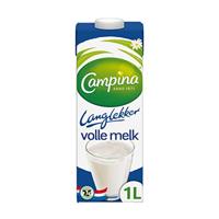 Campina langlekker volle melk pak 1ltr | 12 stuks - thumbnail