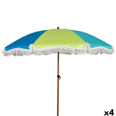 Strandparasol Aktive Multicolour 180 x 187 x 180 cm (4 Stuks)