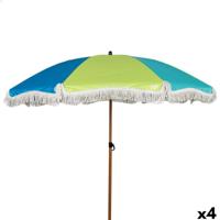 Strandparasol Aktive Multicolour 180 x 187 x 180 cm (4 Stuks) - thumbnail