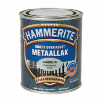 Hammerite Metaallak Direct over Roest Hamerslag - H115 Zilvergrijs - thumbnail