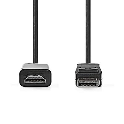 Nedis DisplayPort-Kabel | DisplayPort Male naar HDMI | 1 m | 1 stuks - CCGB37100BK10 CCGB37100BK10 Nedis DisplayPort-Kabel | DisplayPort Male naar HDMI | 1 m | 1 stuks - CCGB37100BK10 CCGB37100BK10