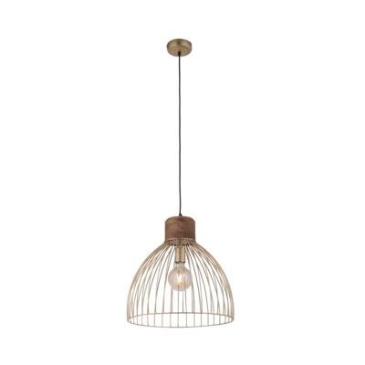 Just Light HanglampAlami bruin messing - 11489-60