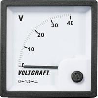 VOLTCRAFT AM-72x72/40V AM-72x72/40V Analoog inbouwmeetinstrument AM-72x72/40 V 40 V Draaispoel - thumbnail