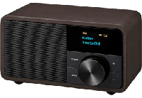 Sangean Genuine Mini DDR-7 Radio DAB+, VHF (FM) AUX, Bluetooth Donkerbruin - thumbnail