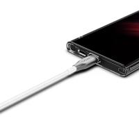 Cygnett Gepantserde USB-C naar USB-C 60W snellaadkabel USB 2.0 (1m, wit) - thumbnail