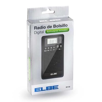 Transistor Radio ELBE RF-93 AM/FM Zwart