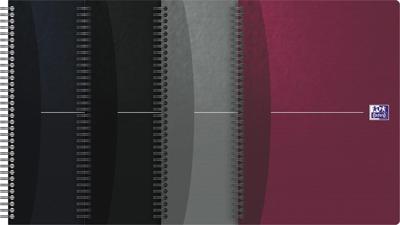 Oxford Office Essentials spiraalschrift, 180 bladzijden, ft 17,6 × 25 cm (B5), 90 vel, gelijnd, geassorte Oxford Office Essentials spiraalschrift, 180 bladzijden, ft 17,6 × 25 cm (B5), 90 vel, gelijnd, geassorte