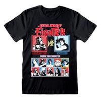 Star Wars T-Shirt Vs Screen Black Size L - thumbnail