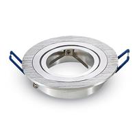 V-TAC VT-782 3600 Inbouwframe 0.5 W Zwart IP20 Zilver - thumbnail