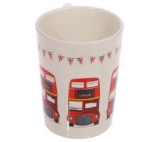 Londense Dubbeldekker Bus - Gevormd Handvat Keramiek Mok - thumbnail