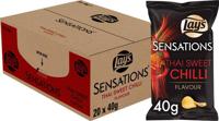 Chips lay's sensations thai sweet chilli zak 40gr | 20 stuks - thumbnail