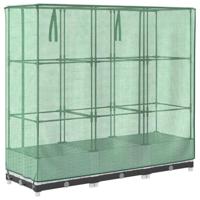 Plantenbak verhoogd met kashoes 120x40x123 cm rattanlook - thumbnail