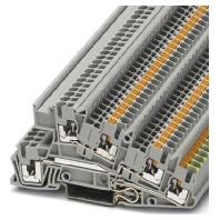 Phoenix Contact 3213937 Installatierandaardeklem 5.2 mm Push-Lock-veeraansluiting Grijs 50 stuk(s) - thumbnail