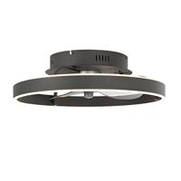 QAZQA Plafondventilator zwart incl. LED met afstandsbediening - Maddy - thumbnail