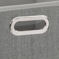 Multi-functionele Kist Five Stof Lichtgrijs (31 x 31 x 31 cm) - thumbnail