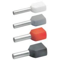 Klauke 87514 Dubbele adereindhulzen 6 mm² Deels geïsoleerd Geel 100 stuk(s) - thumbnail