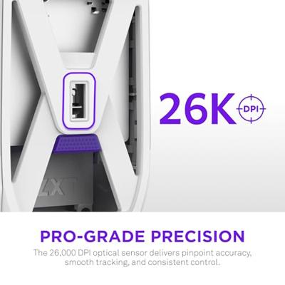 NZXT Lift Elite Wireless Gaming Mouse - White NZXT Lift Elite Wireless Gaming Mouse - White