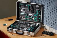 Brüder Mannesmann 29072 Gereedschapskoffer (gevuld) 124-delig Doe-het-zelver - thumbnail