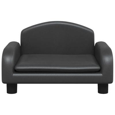 Hondenmand 50x40x30 cm kunstleer zwart