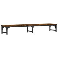 VidaXL Monitorstandaard 105x23x15,5 cm bewerkt hout gerookt eikenkleur - thumbnail