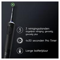 Oral-B Vitality Pro Duopack Type 3575 Elektrische tandenborstel Violet, Zwart - thumbnail