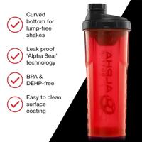 Alpha Bottle V2 1000ml Red - thumbnail