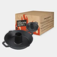 Grill master cast iron chicken sitter - thumbnail