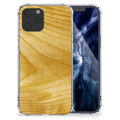 iPhone 12 Pro Max Stevig Telefoonhoesje Licht Hout