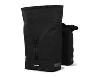 Gerecyclede dubbele fietstas Urban Proof Rolltop 38 liter 30 x 15 x 42 cm - zwart - thumbnail
