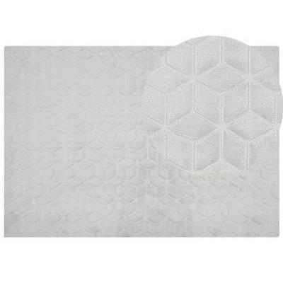 Beliani - THATTA - Vloerkleed - Mintgrijs - 160 x 230 cm - Nepbont