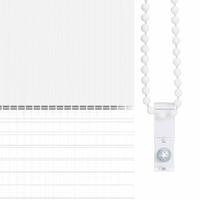 Duo rolgordijn 120 x 230 cm wit - thumbnail