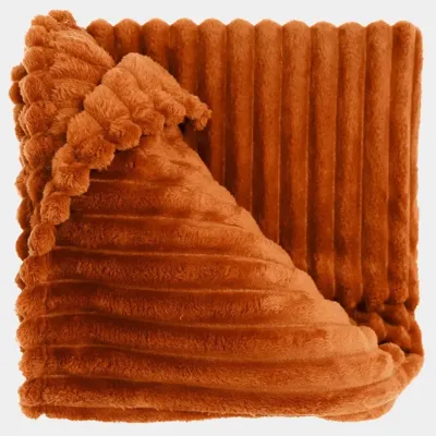 Unique Living plaid lex 150x200cm orange flame