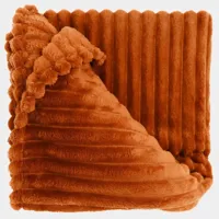 Unique Living plaid lex 150x200cm orange flame - thumbnail