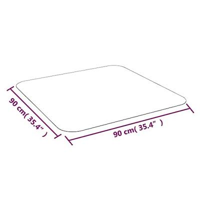 Vloermat voor laminaat of tapijt 90x90 cm