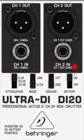 Behringer Ultra-DI DI20 Actieve 2-kanaals DI-box & splitter - thumbnail