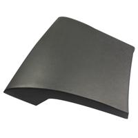 Badkussen BWS Groot Model 37x34 cm Zwart - thumbnail