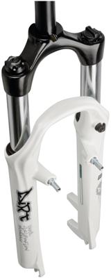 RST verende voorvork "dirt ra 100" susp.fork dirt ra 100 26" white RST verende voorvork "dirt ra 100" susp.fork dirt ra 100 26" white