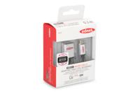 EDNET USB 2.0 adapterkabel OTG type micro B - A st/Bu 03m High Speed micro B omkeerbaar - thumbnail