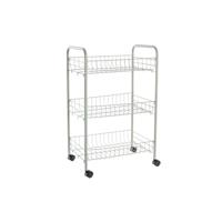 Serveringsvagn DKD Home Decor Groen Metaal Polypropyleen 40 x 26 x 62 cm - thumbnail