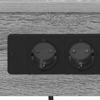 Nachtkastje met lade Grijs sonoma 41 x 31 x 51 cm Bewerkt hout - thumbnail